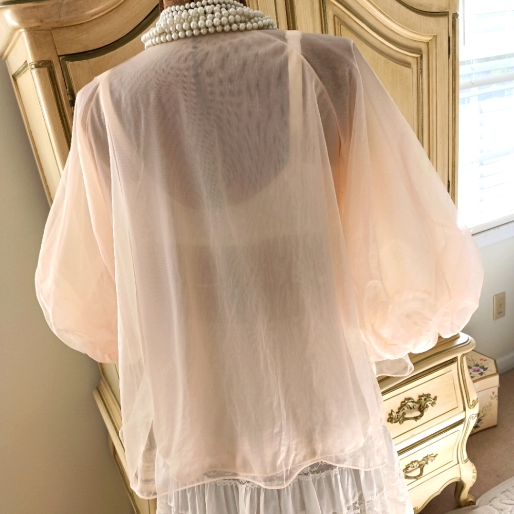 Vintage bed coat Van Raalte - Picture 10 of 16